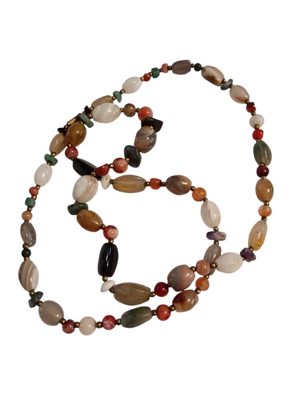 Vintage Begger Beads Necklace 18"